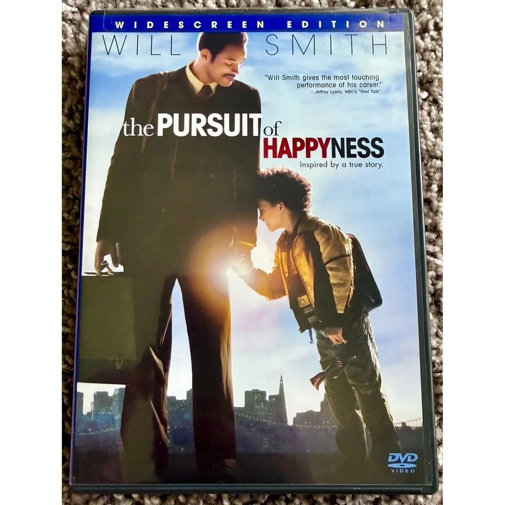 Sony The Pursuit of Happyness DVD Widescreen Excellent Will Smith Jaden Smith